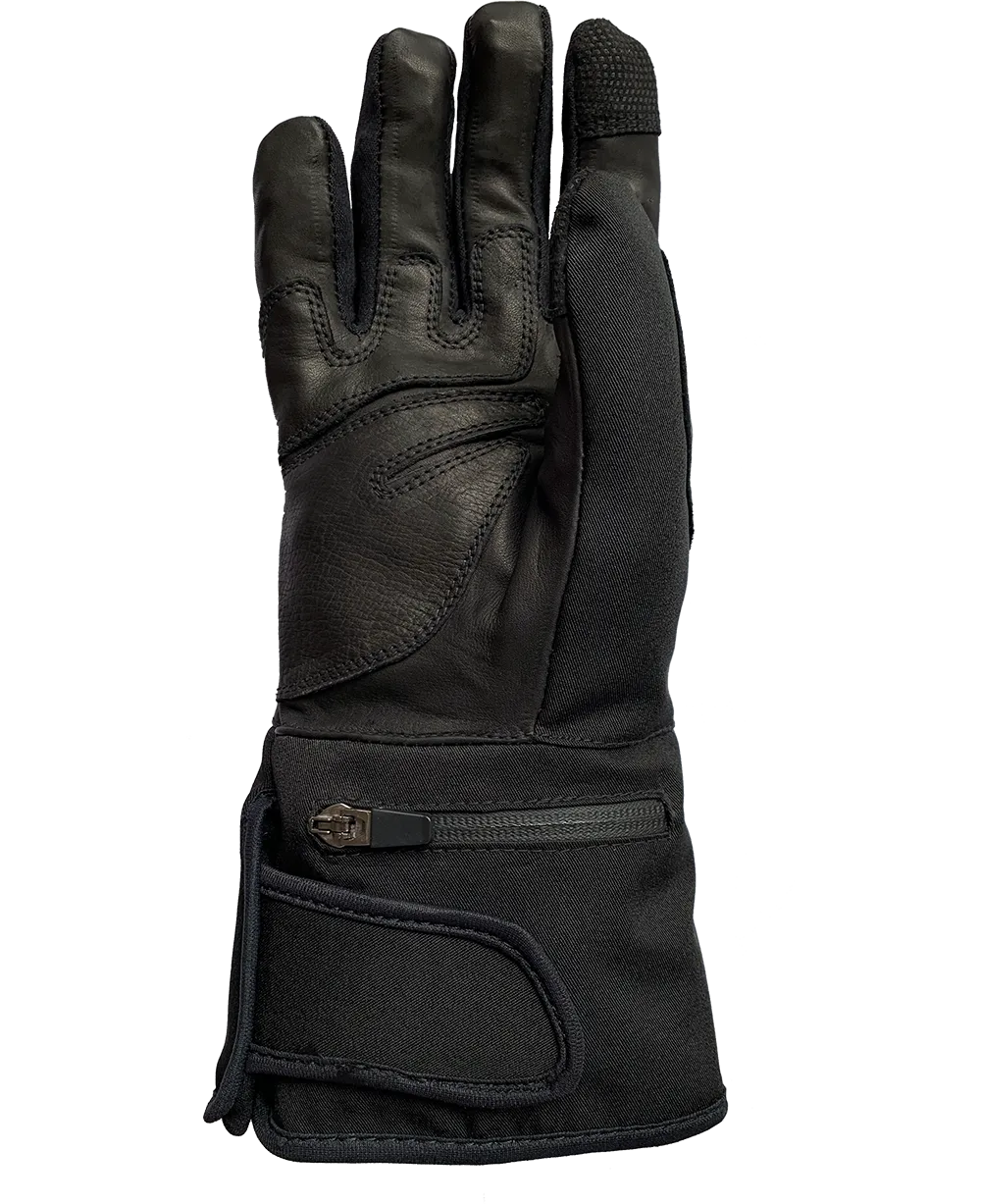 VoltHeat Tactical 8V skytehansker svart lær