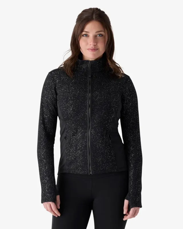 Spyder Luxe fleecejakke svart myk