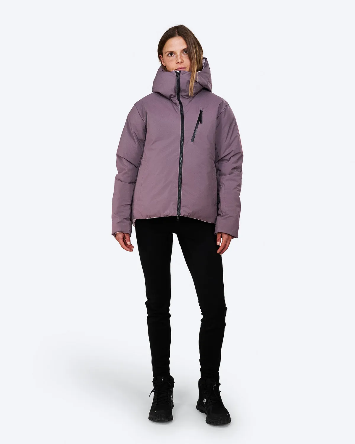 The Mountain Studio D-5 WR dunjakke Lilac vendbar
