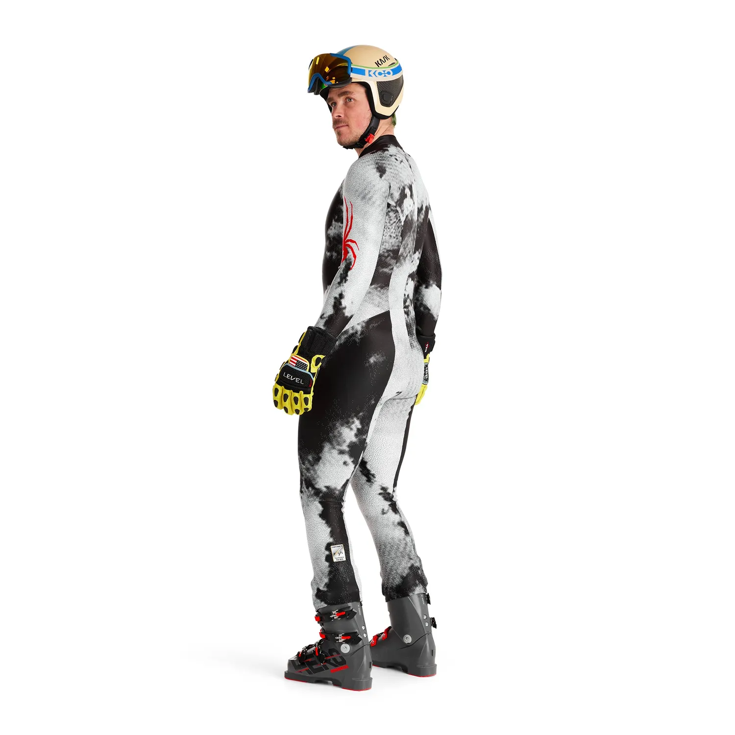 Spyder World Cup DH renndress hvit FIS-godkjent