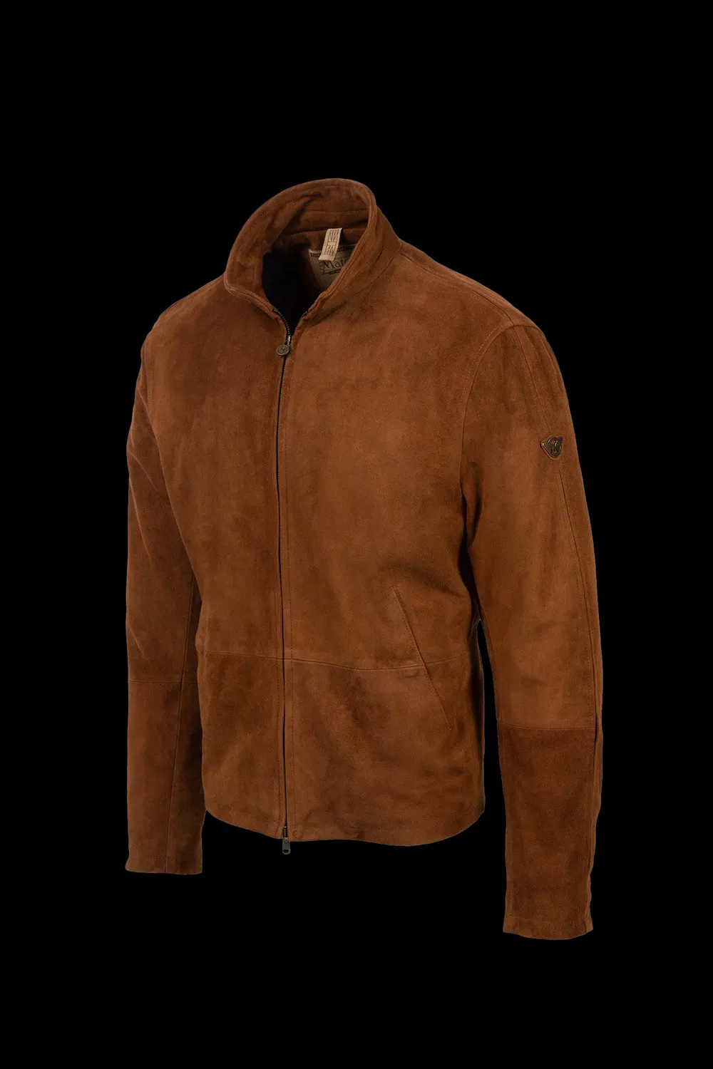Matchless Craig Blouson skinnjakke sjokoladebrun semsket
