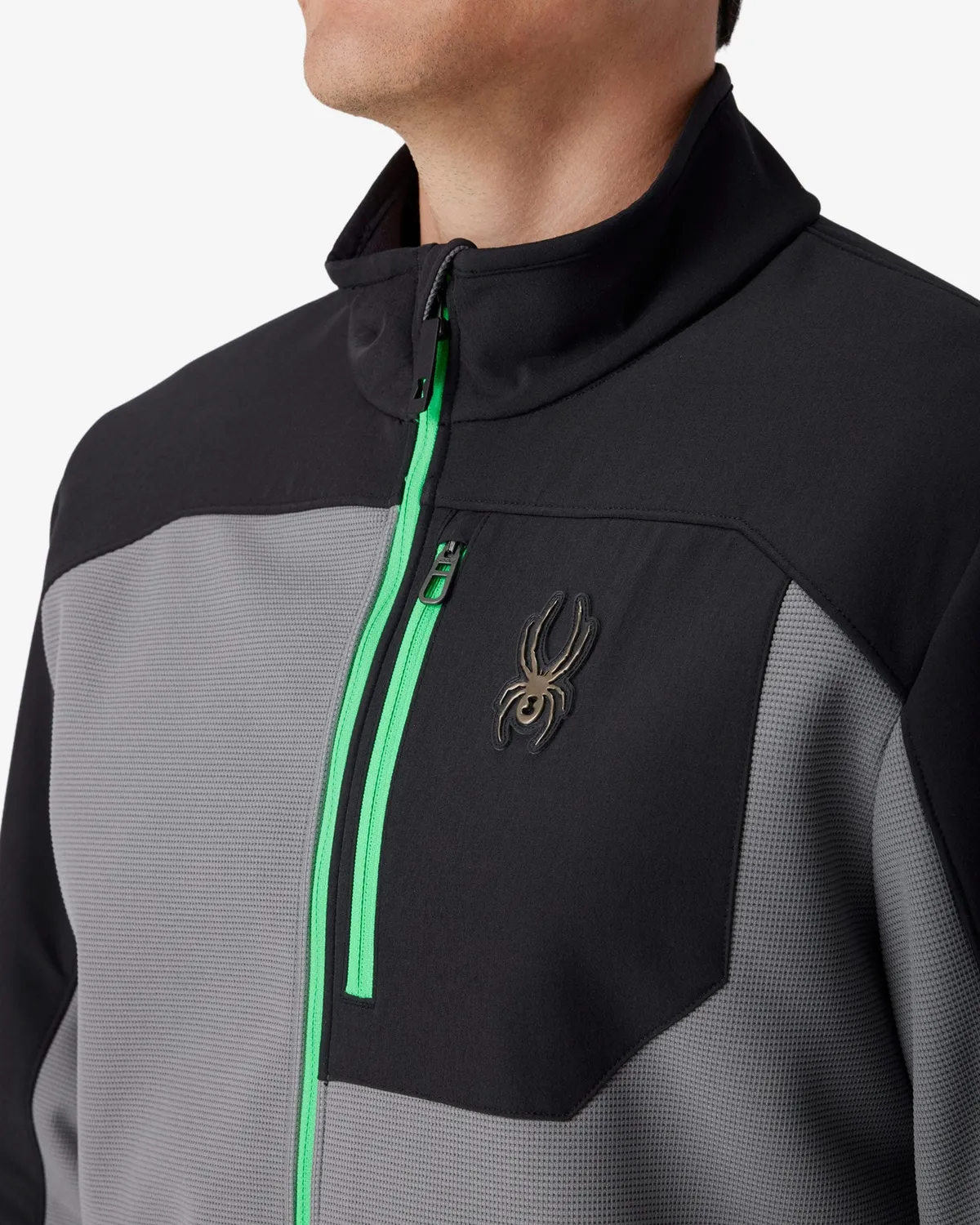 Spyder Web Shellfleece jakke herre storm