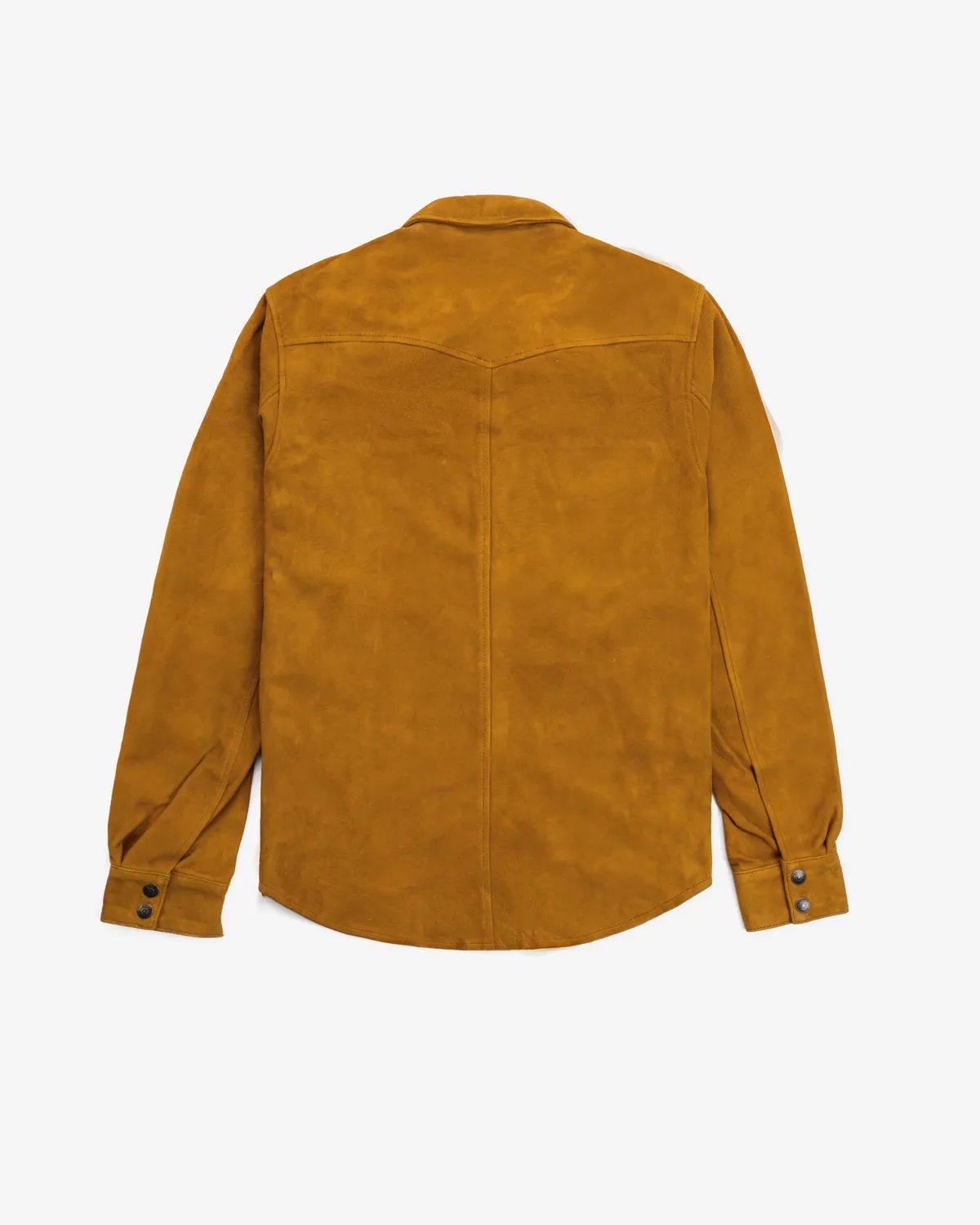 Schott NYC 3601SH westernskjorte tobacco – semsket skinn