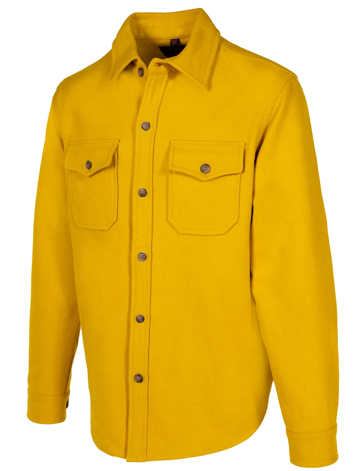 Schott NYC 7810 CPO ullskjorte svart 50% ull