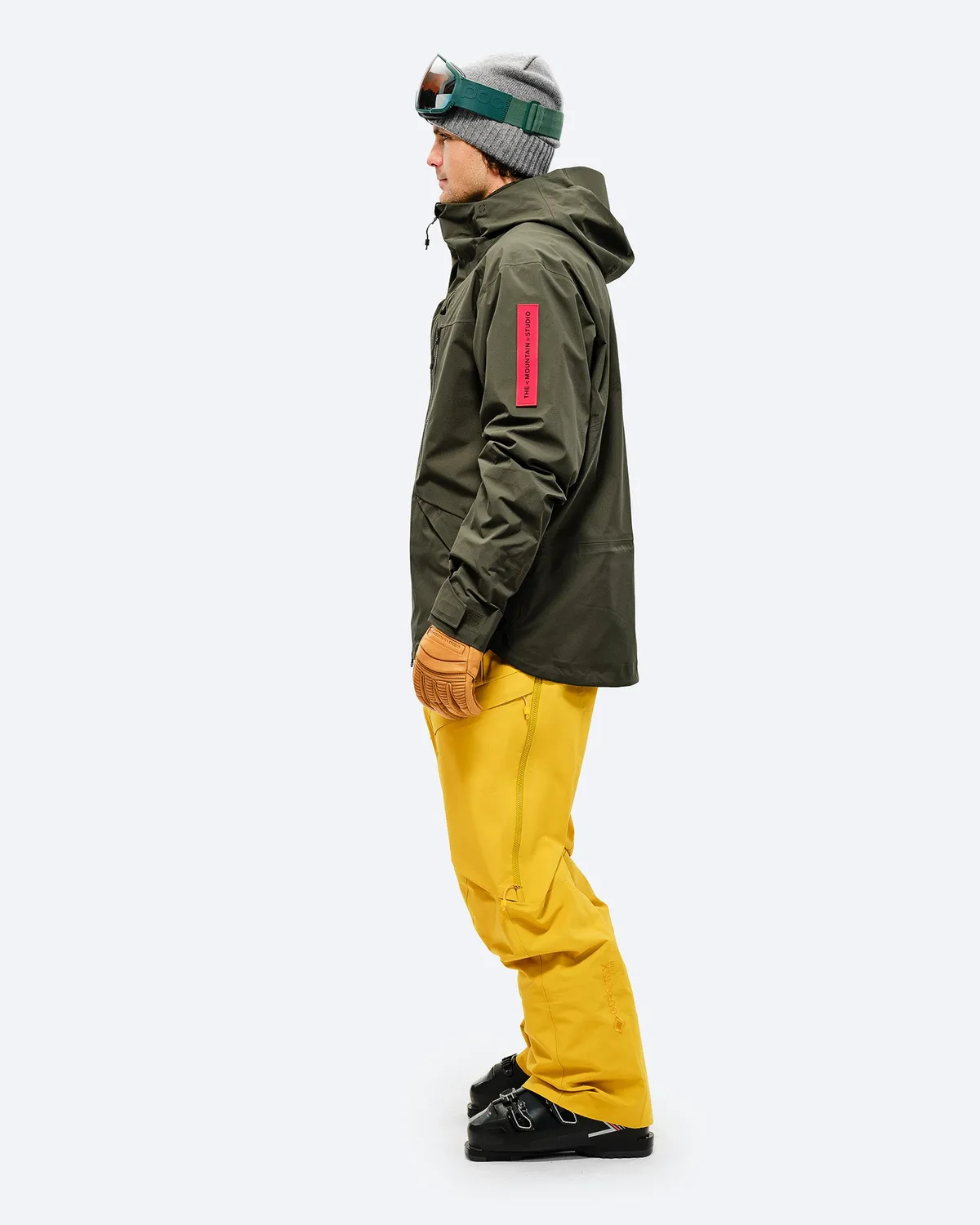 The Mountain Studio Y-1 PRO GORE-TEX skallbukse Nugget Gold