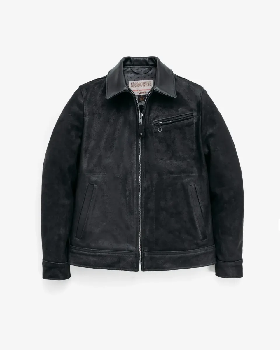 Schott NYC 371 skinnjakke chestnut oljet semsket