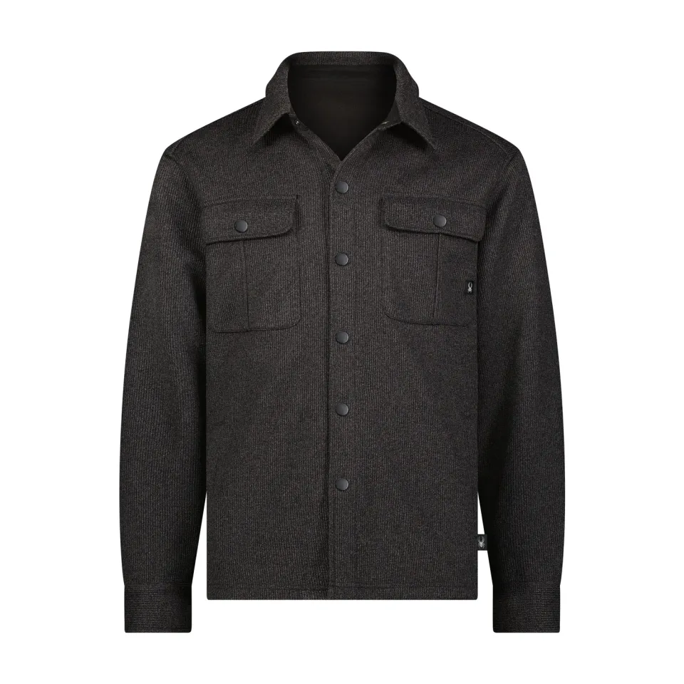 Spyder Sweater Fleece skjortejakke herre Pewter