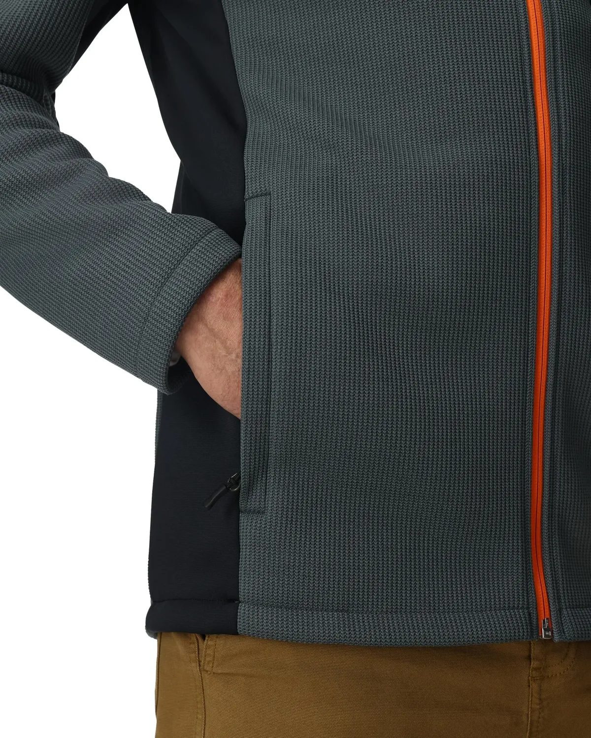 Spyder Bandit Full Zip fleecejakke slate blue M til ski
