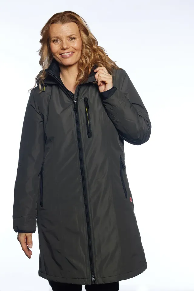 Danwear Holly regnjakke hunter green vanntett