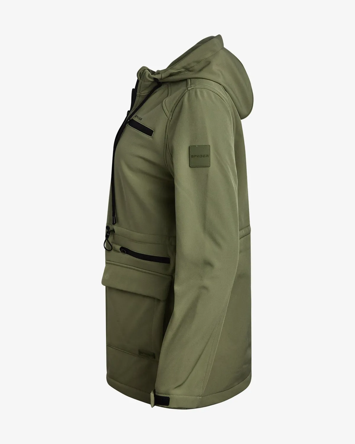 Spyder Softshell lang jakke salvie vindtett