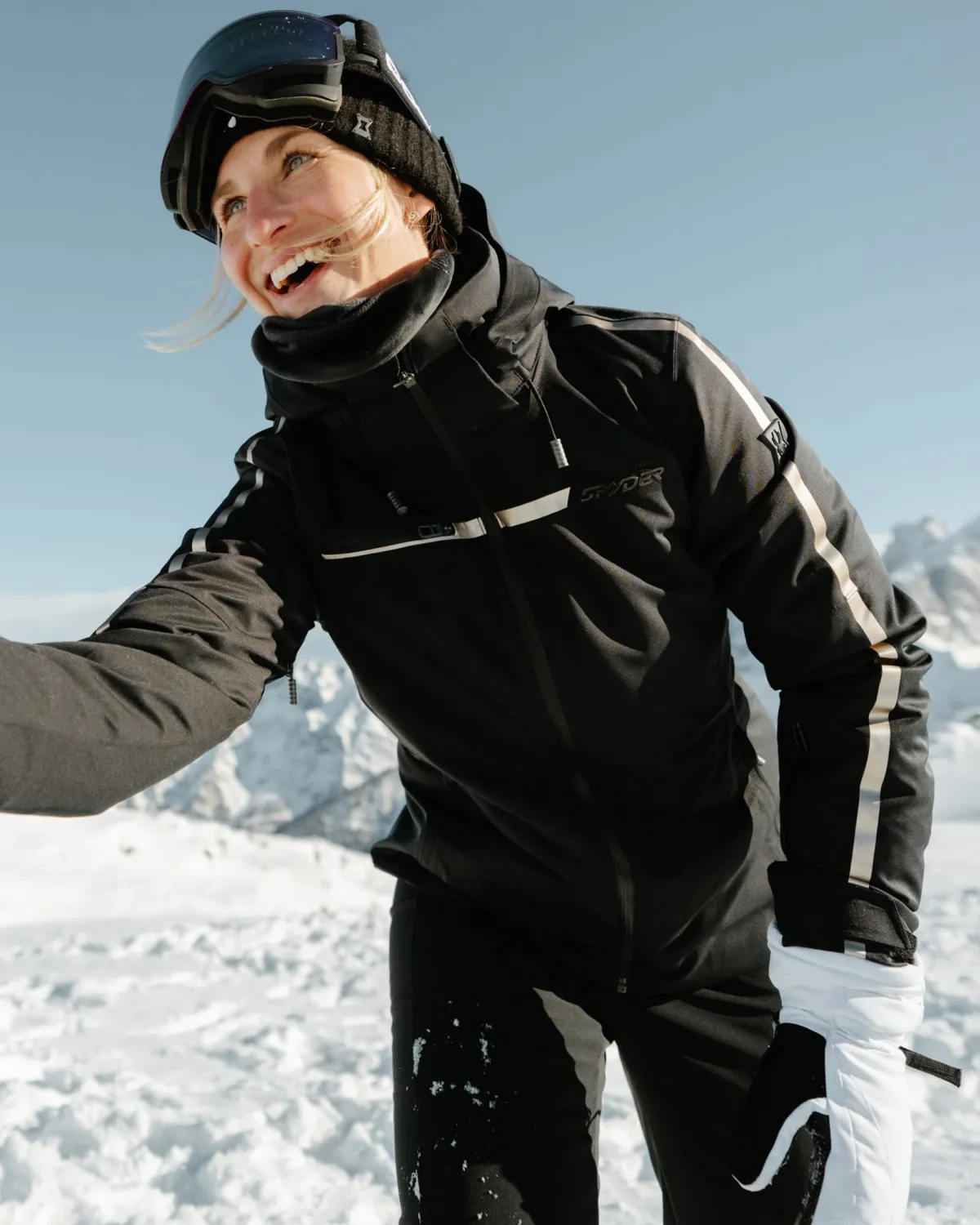 Spyder Titania Jacket skijakke dame svart