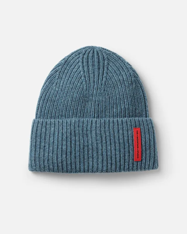 The Mountain Studio C-12 Are Beanie lue Balsam Green ull