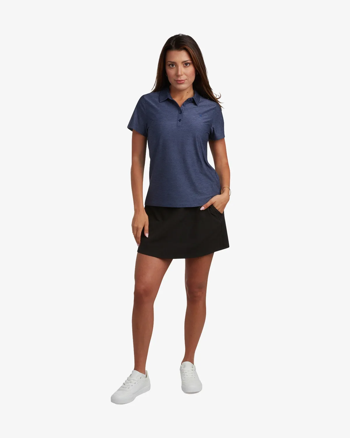 Spyder Weekender polo navy avslappet stretch