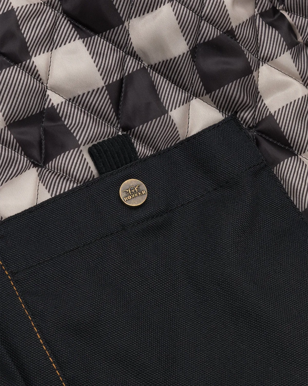 Rokker Canvas Jacket motorsykkeljakke AA sort herre