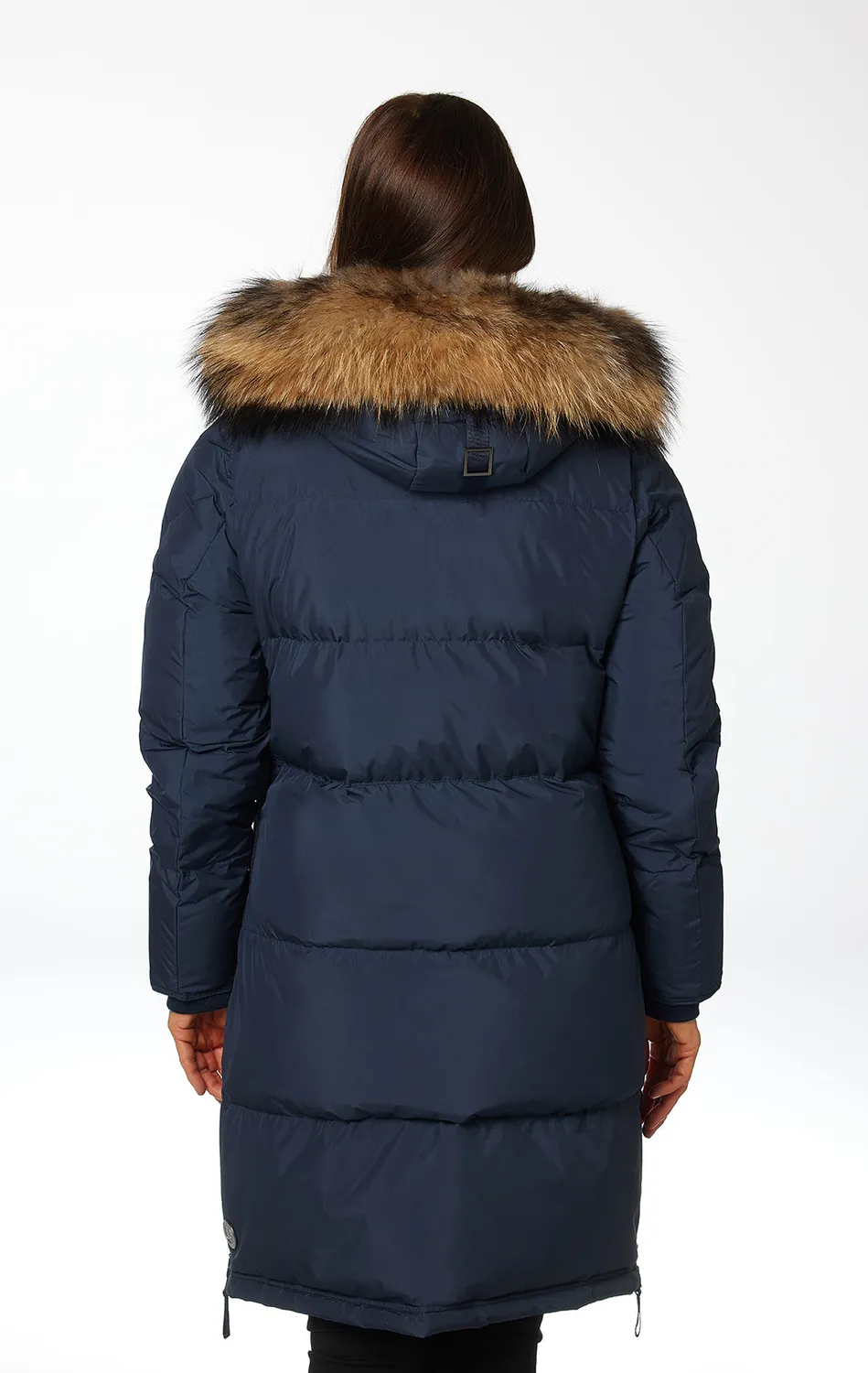Windfield Danwear Elita vinterjakke marineblå lang
