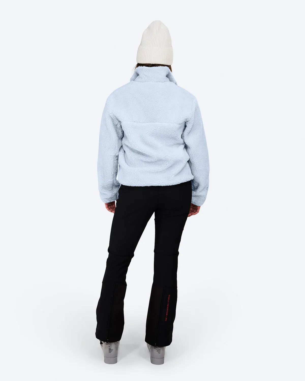 The Mountain Studio E-9 W Soft Wool Pile Jacket pilejakke Ice Water