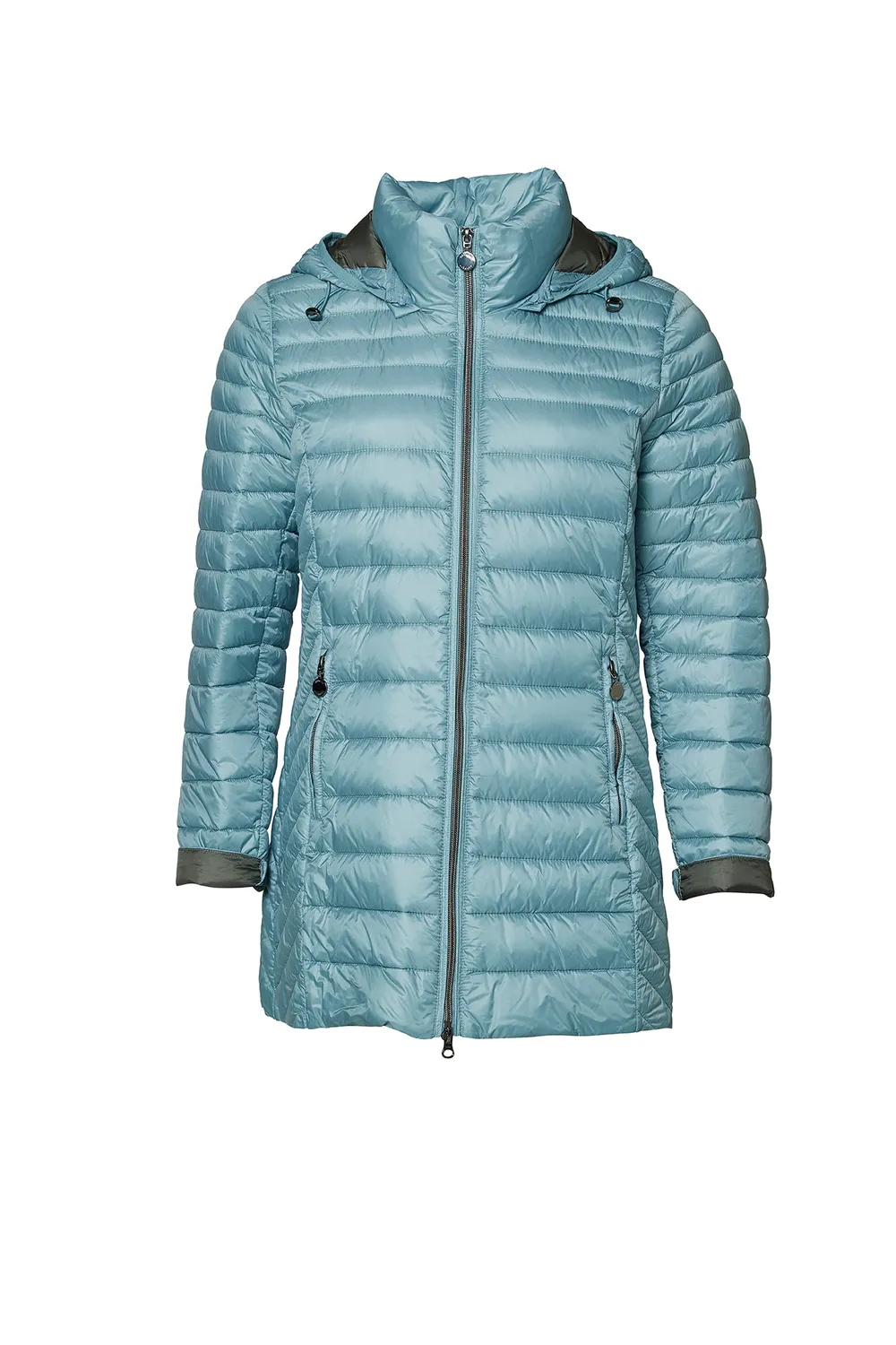 Danwear Windfield Albina Light Down dunjakke smokeblue