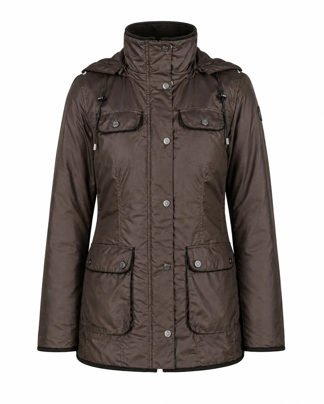 Danwear Kamilla vinterjakke chocolate brown lang