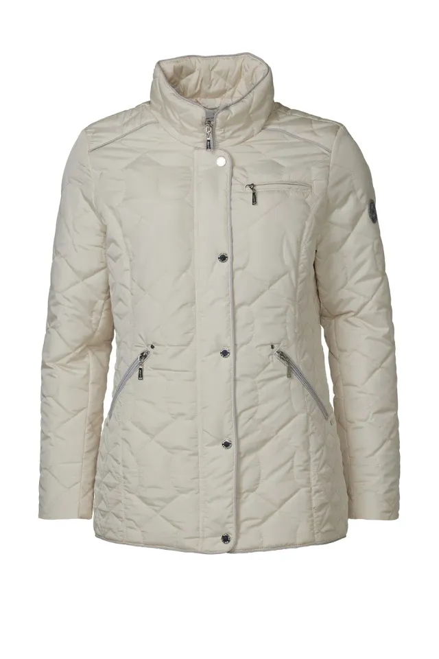Windfield Danwear Gurli overgangsjakke sand lett quiltet
