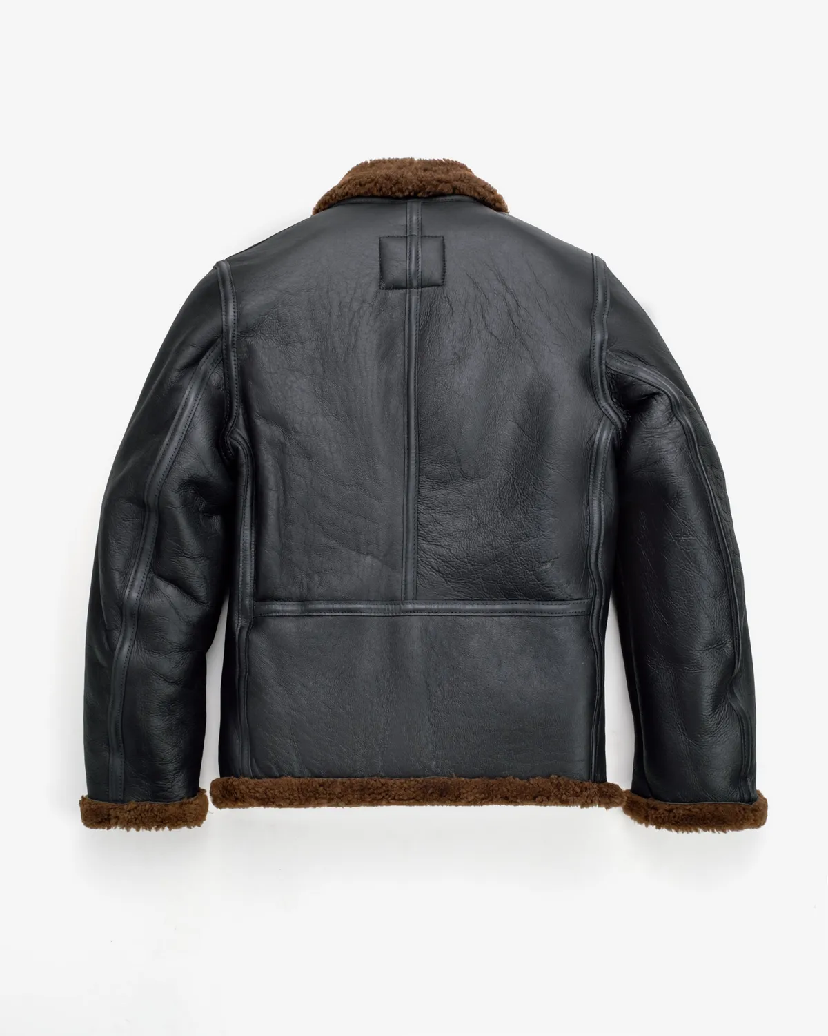 Schott NYC 266S saueskinnsjakke svart varm