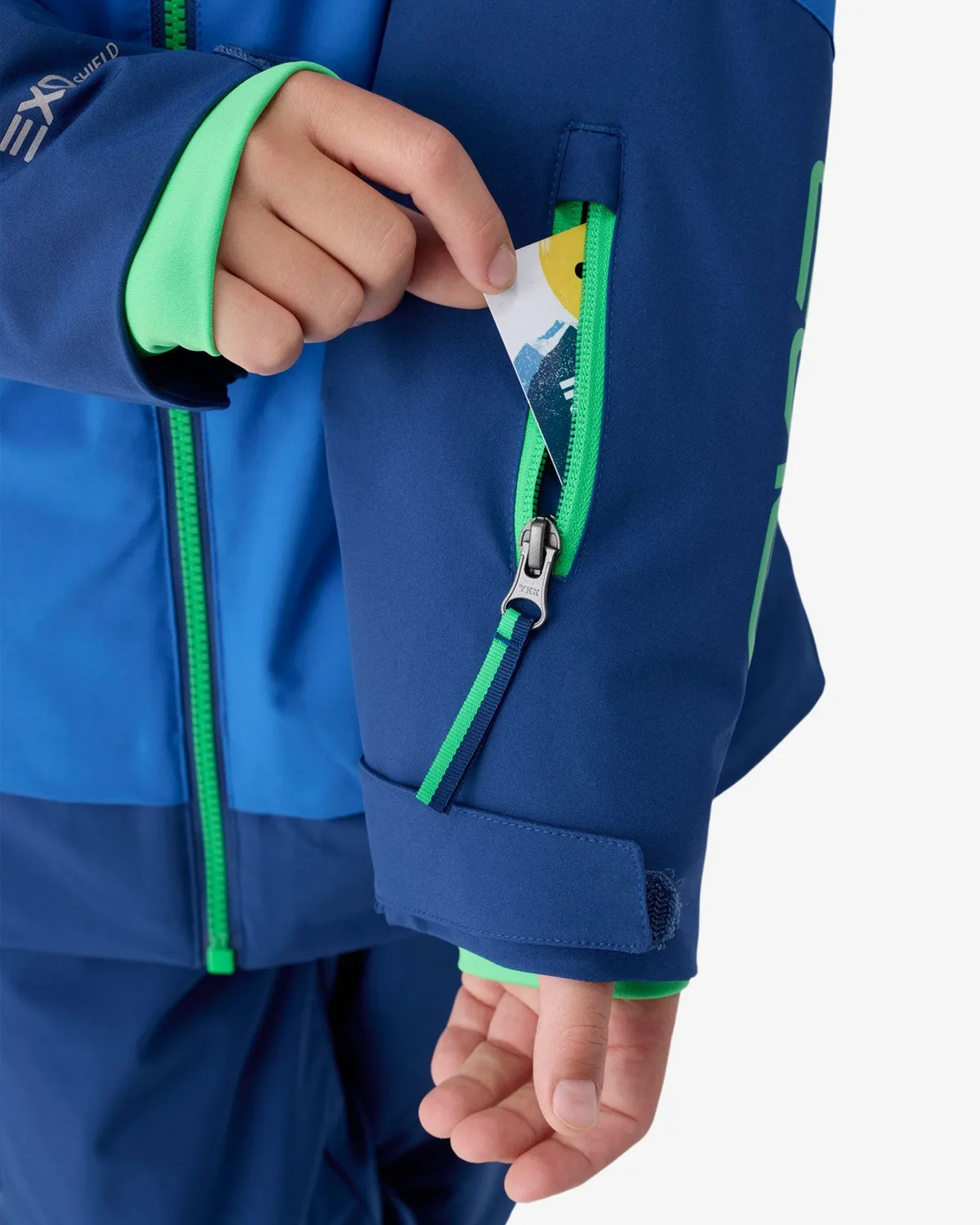 Spyder Davos skijakke gutt Bold Blue