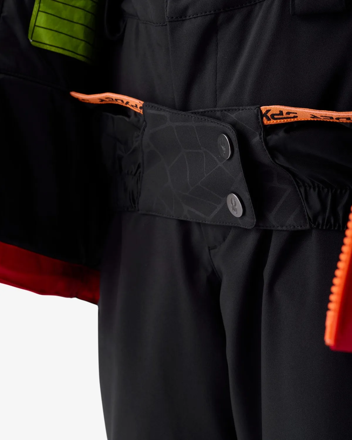 Spyder Challenger skijakke gutt spyder red isolert