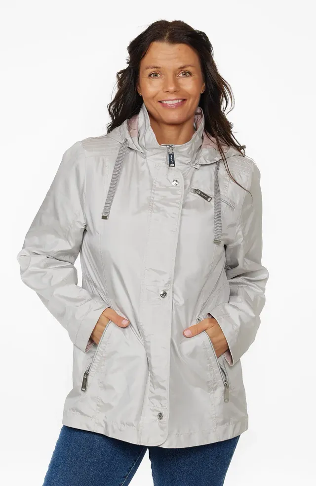 Danwear Windfield Dorit vårjakke sand/rose lett