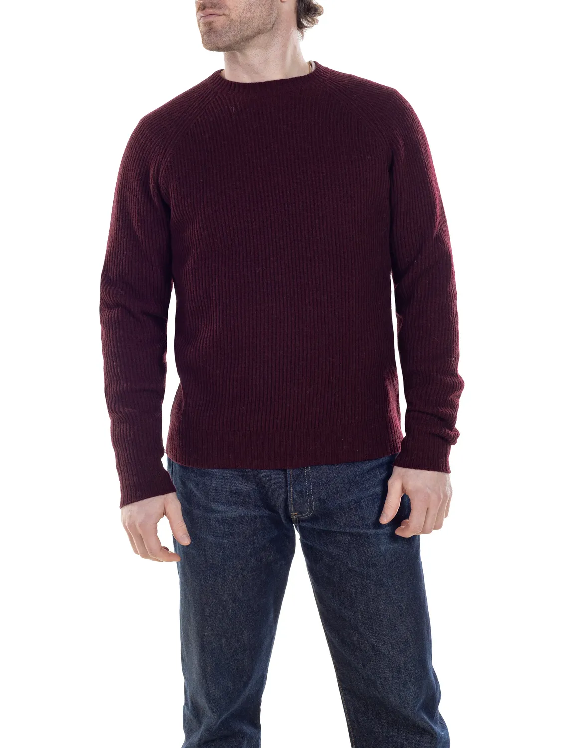 Schott NYC SW1936 genser ull sort M