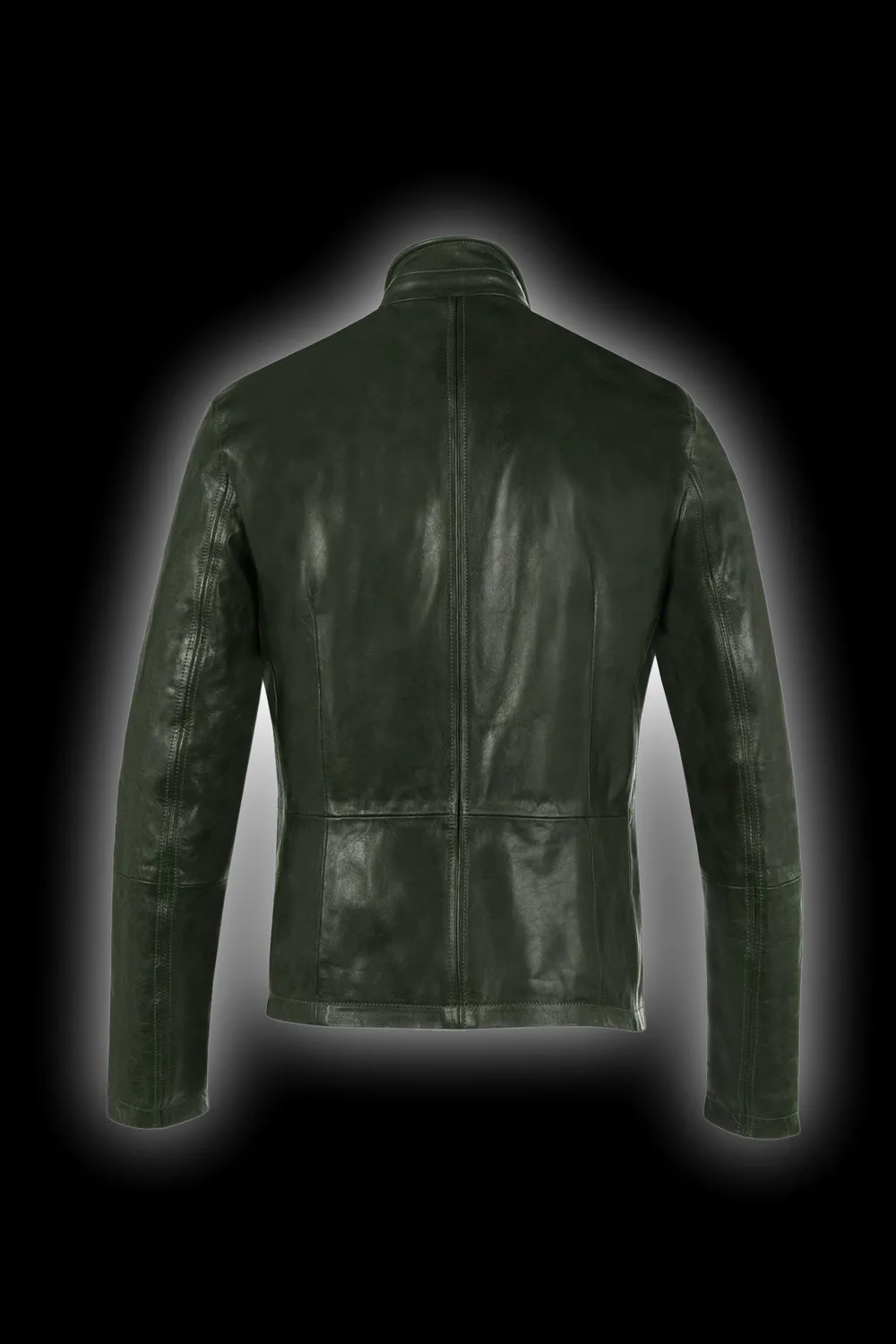 Matchless Mission Action Blouson skinnjakke british green nappa