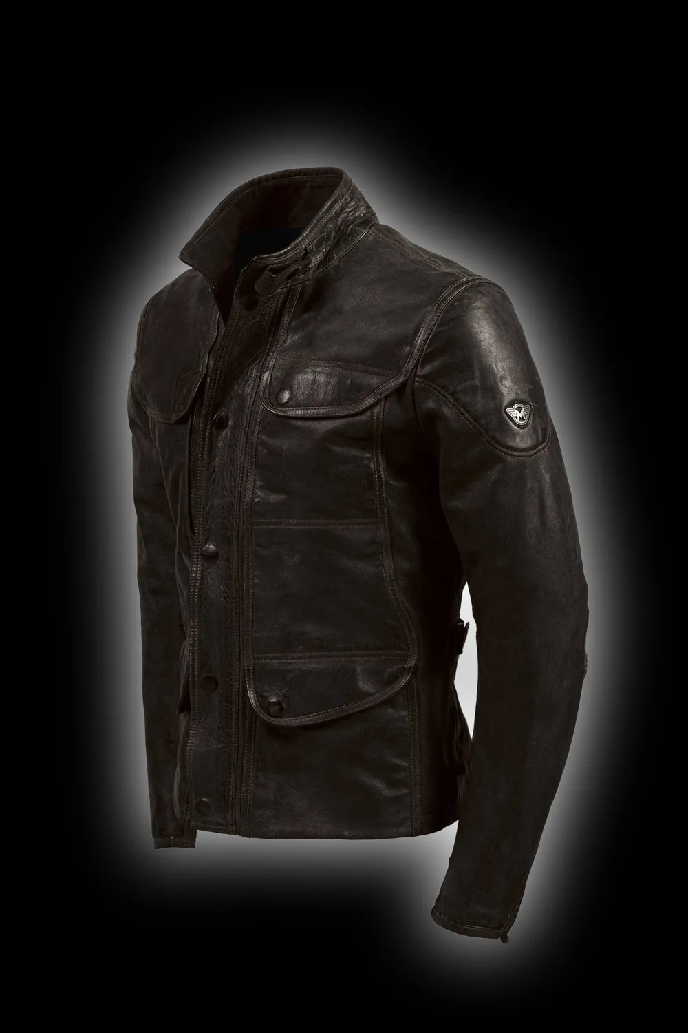 Matchless Kensington Jacket skinnjakke antique black