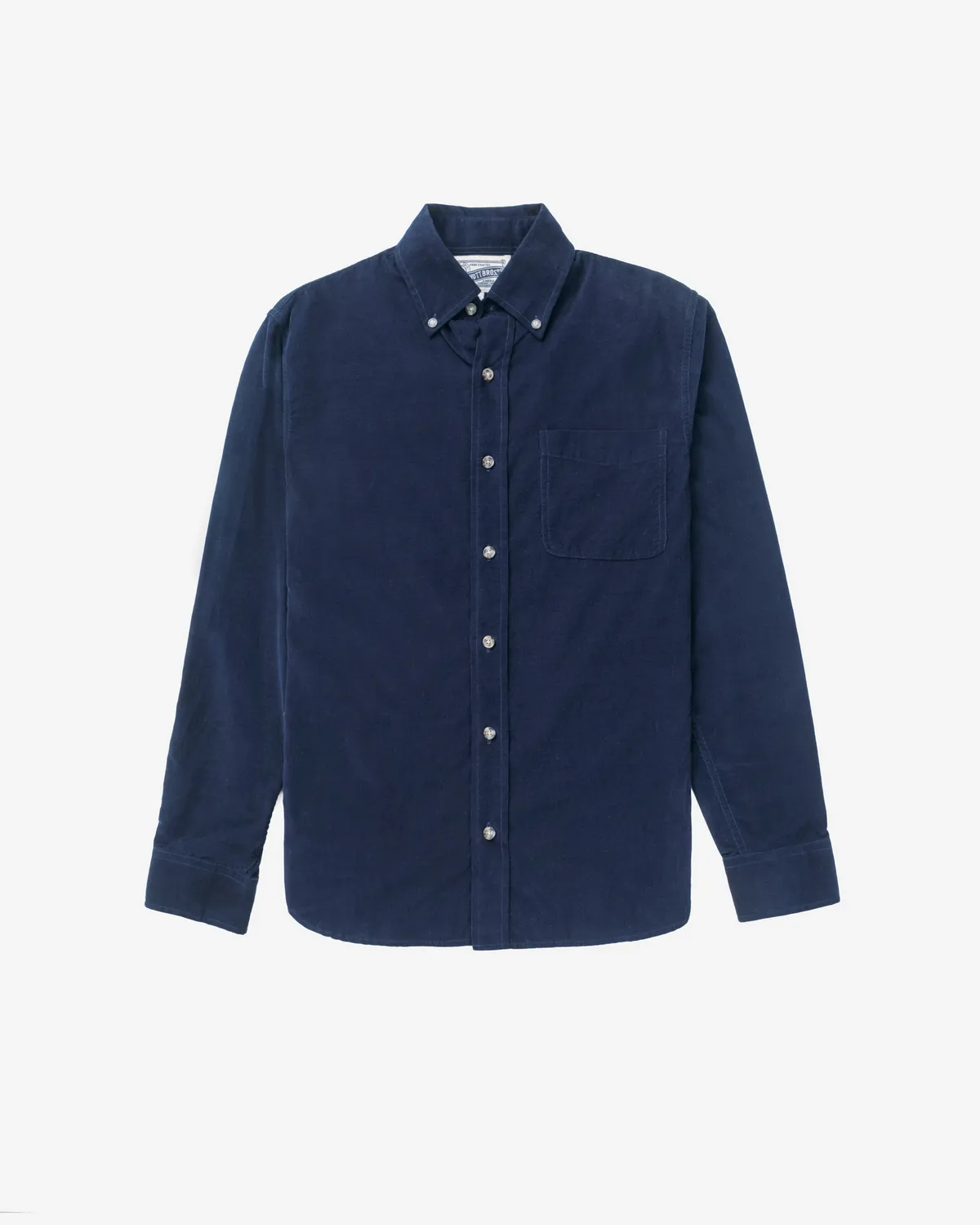 Schott NYC SH2415 kordskjorte svart smalstripet