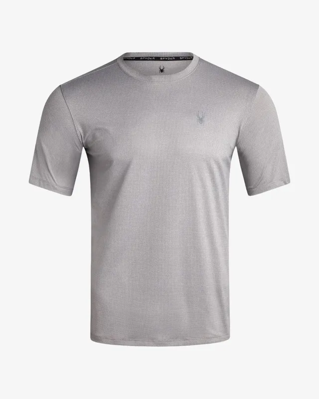 Spyder Short Sleeve t-skjorte light gray – stretch