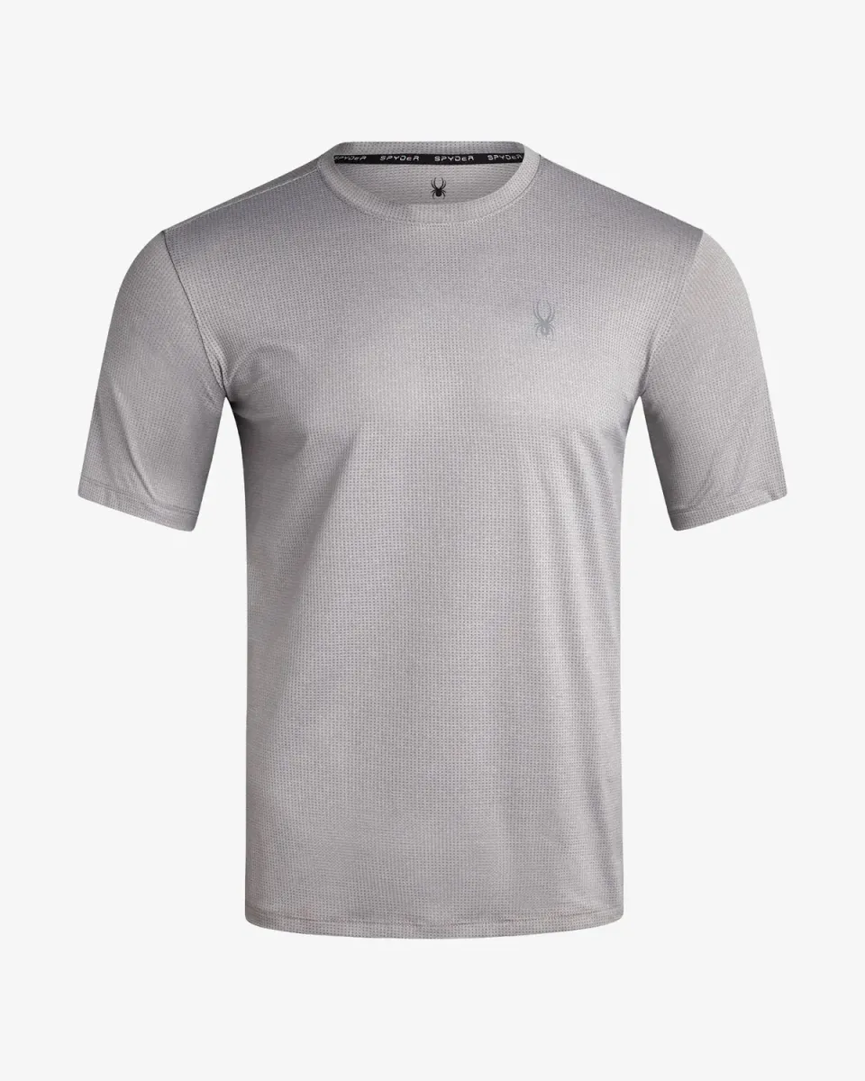 Spyder Short Sleeve t-skjorte light gray – stretch