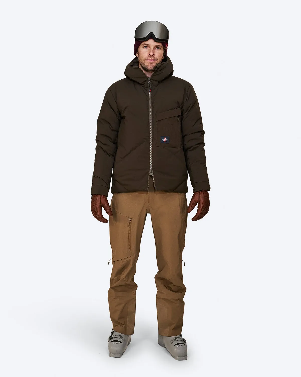 The Mountain Studio D-1 RC dunjakke Delicioso Brown