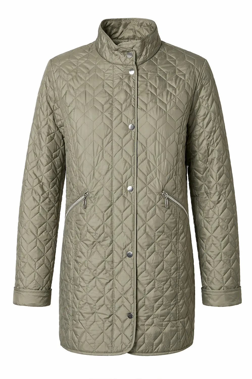 Danwear Windfield Bella overgangsjakke oliven quiltet