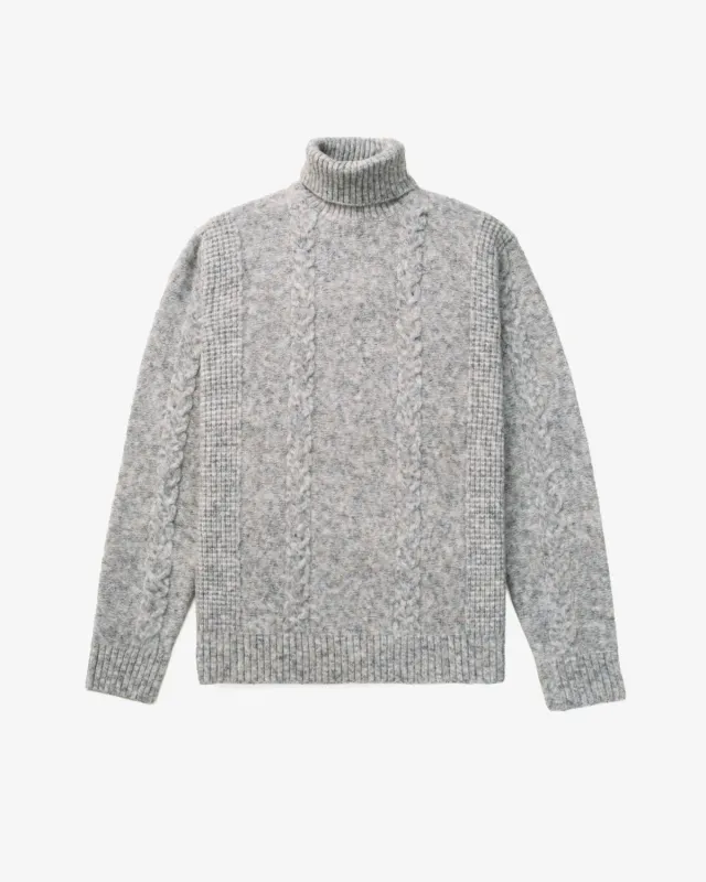 Schott NYC SW2545 rullegenser cloud ullblanding