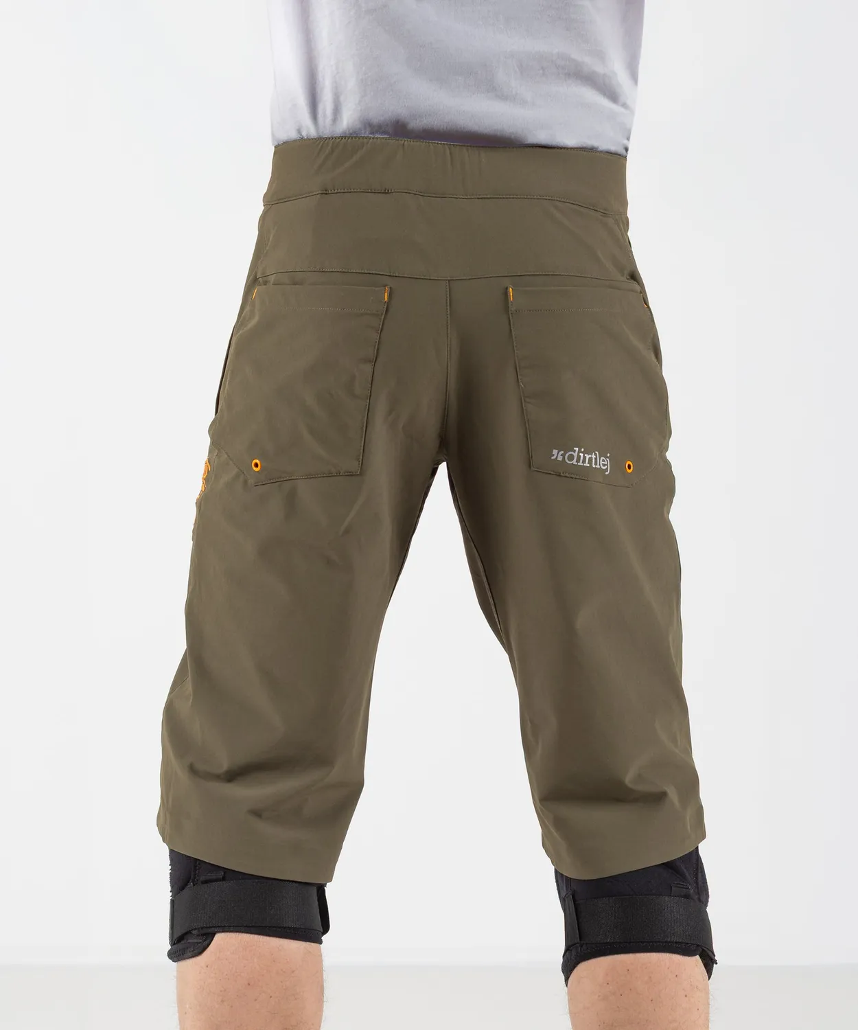 dirtlej trailscout sykkelshorts dark moss sommer