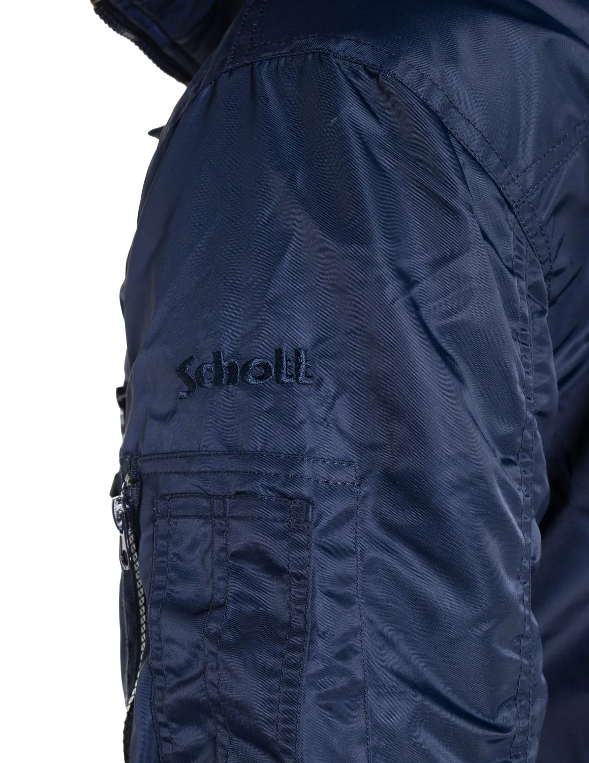 Schott NYC 9238 N-3B vinterjakke svart – nylon
