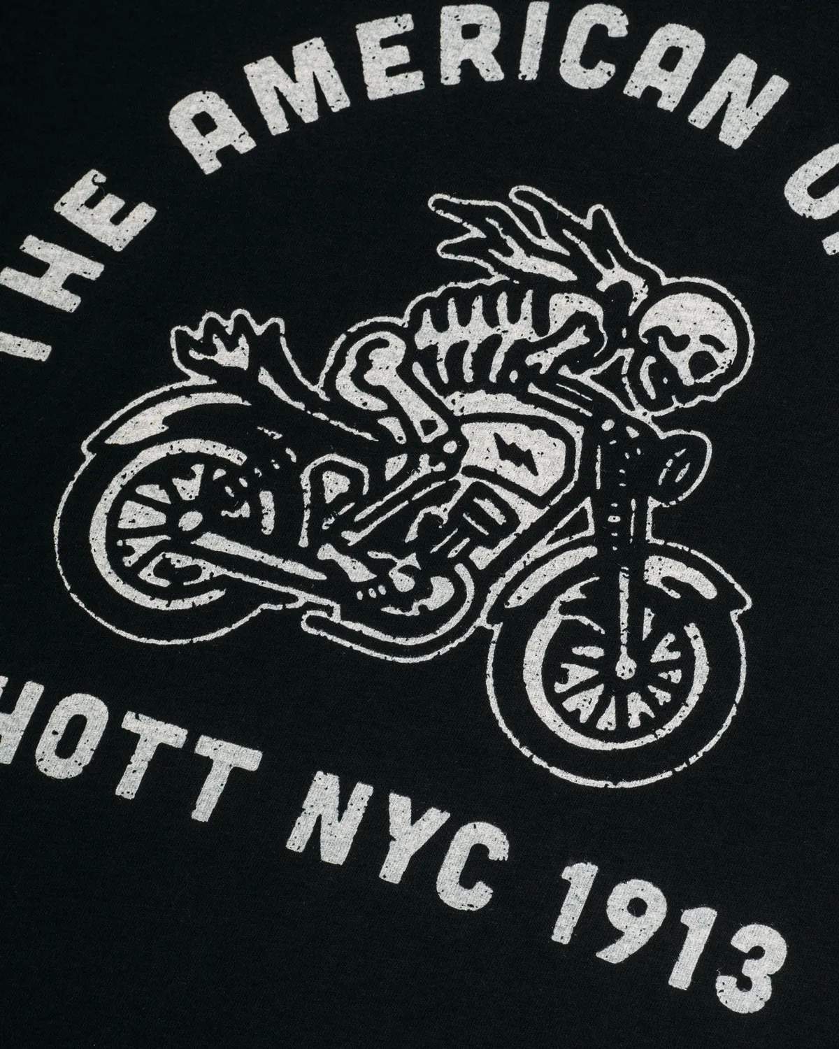 Schott NYC TRDR t-skjorte svart med trykk