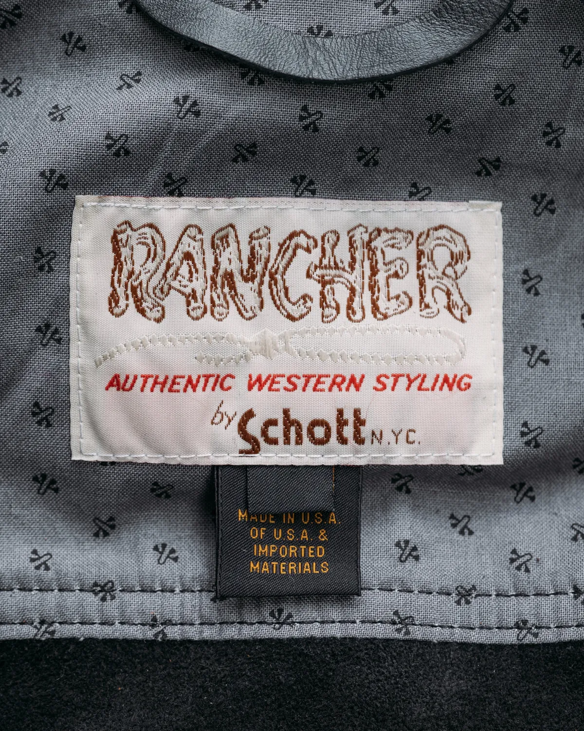 Schott NYC 371 skinnjakke chestnut oljet semsket