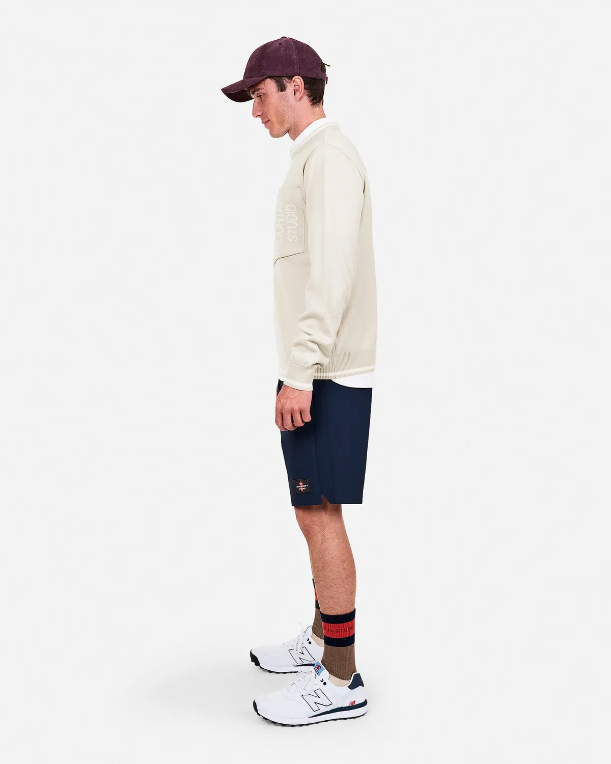 The Mountain Studio K-13 genser Almond Milk merino