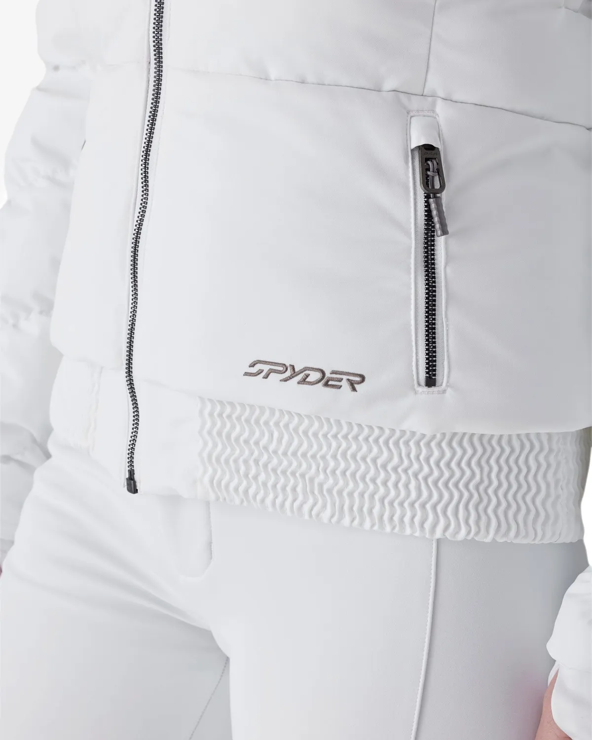 Spyder Haven dunjakke dame hvit syntetisk 20k