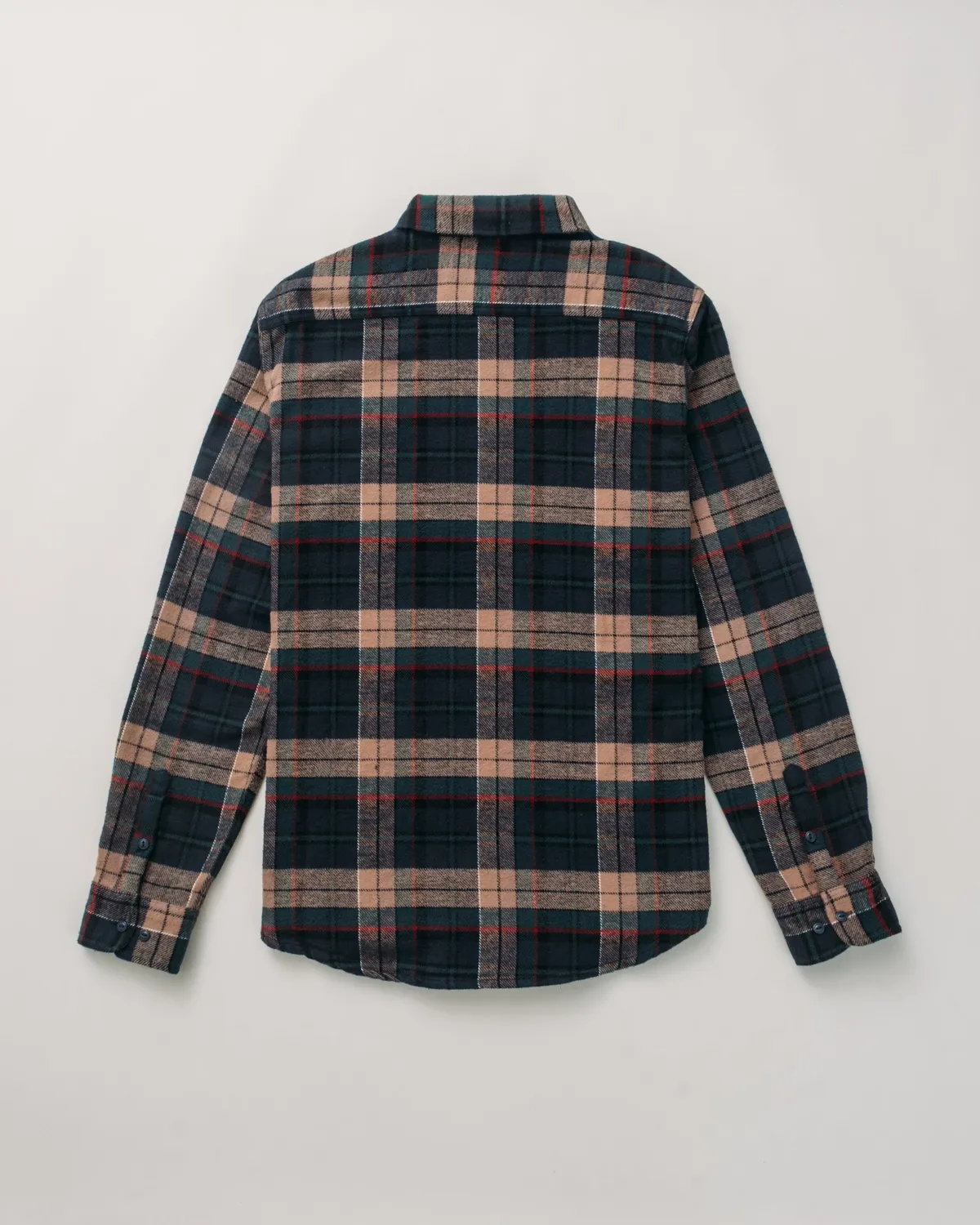 Schott NYC SH2535 flanellskjorte Root Beer bomull
