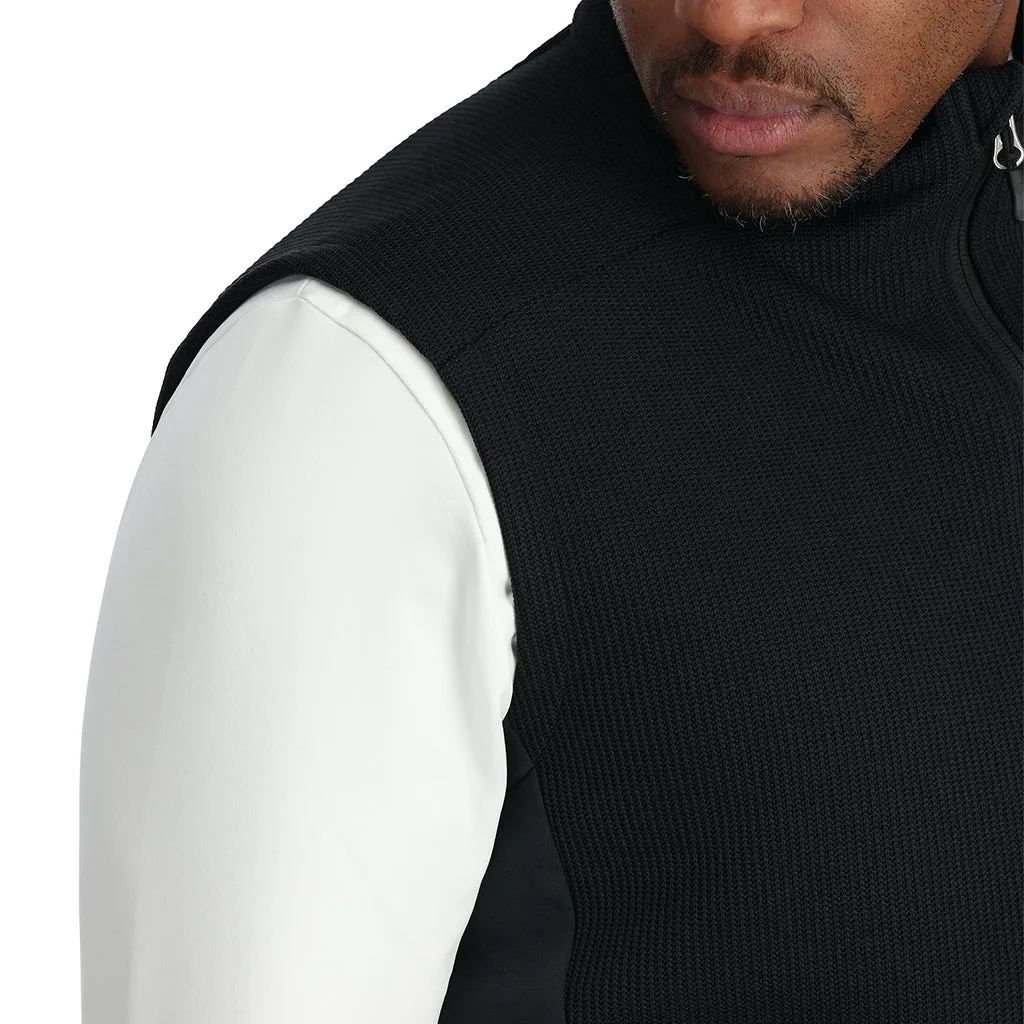 Spyder Bandit vest herre Black fleecefôret