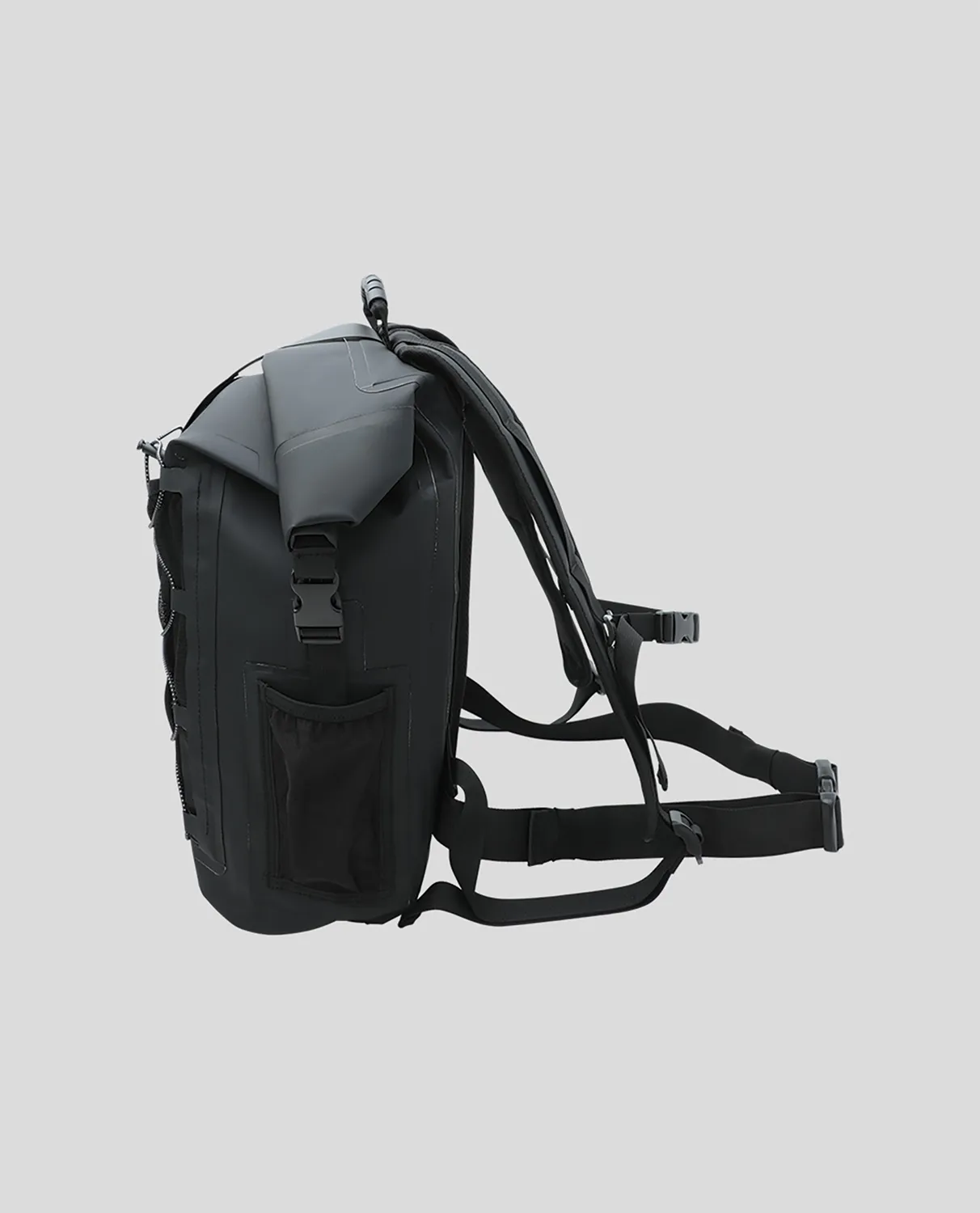 Rokker Backpack ryggsekk svart 28 liter vanntett