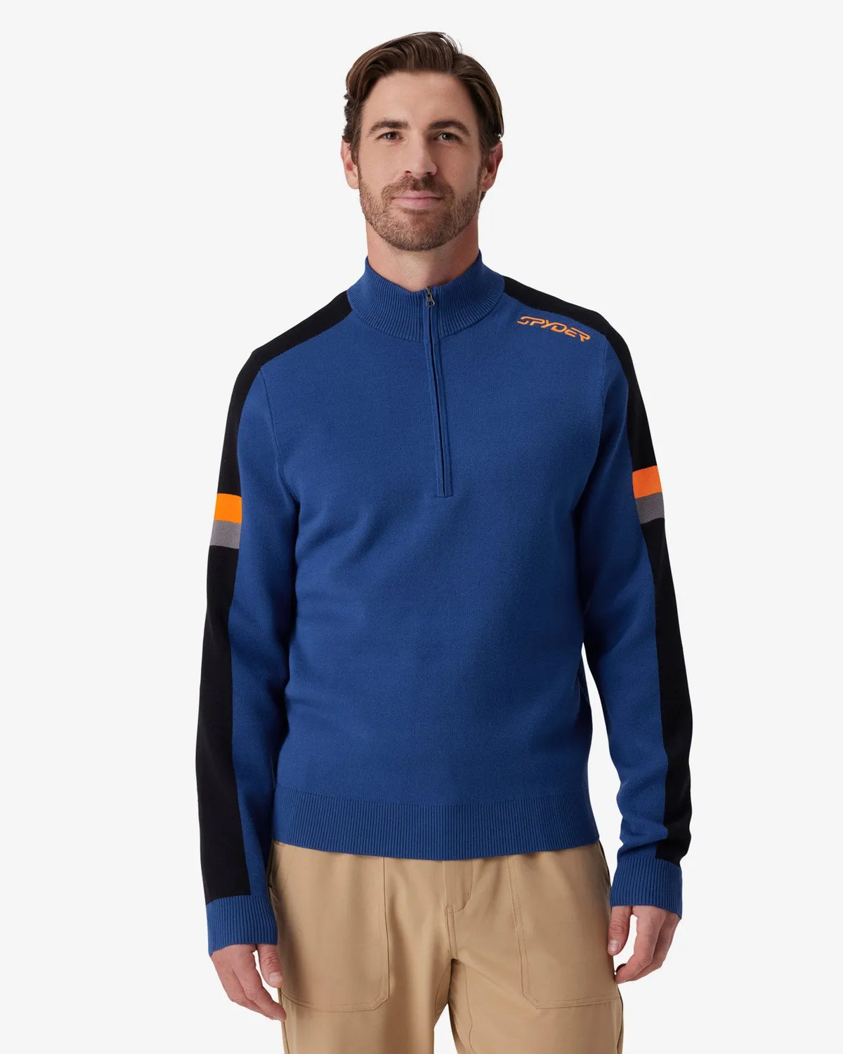 Spyder Verbier genser herre svart halv zip