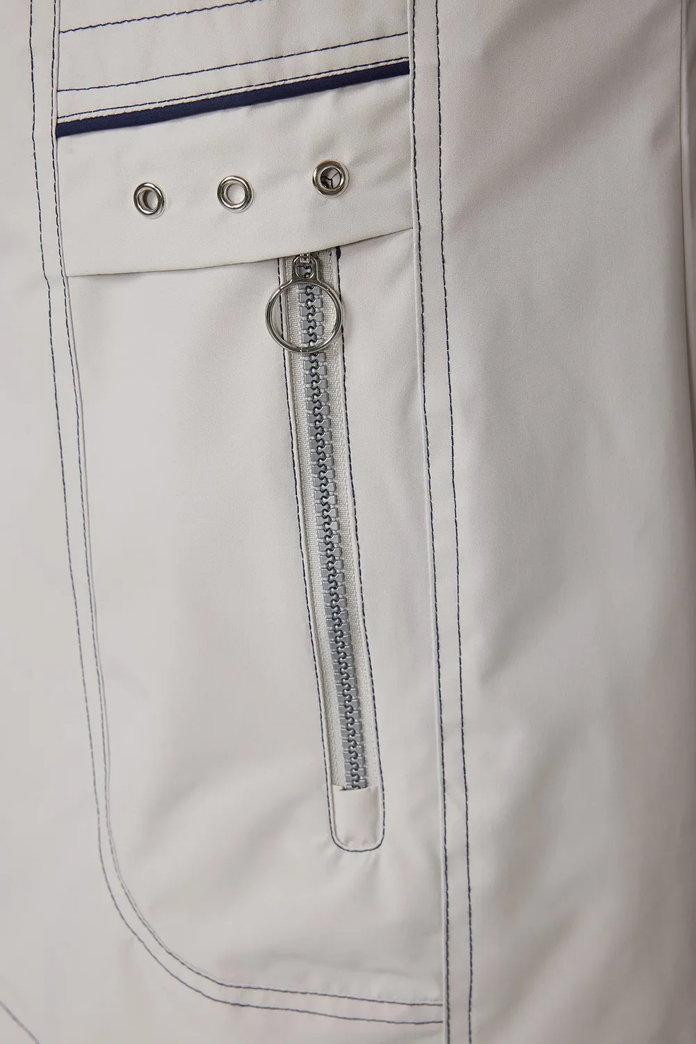 Windfield Danwear Bea regnjakke sand/navy vanntett