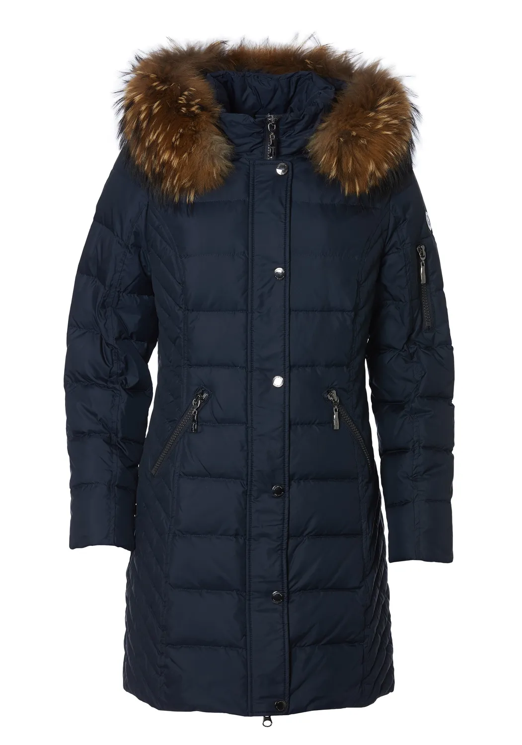 Windfield Alfa R vinterjakke navy lang dun