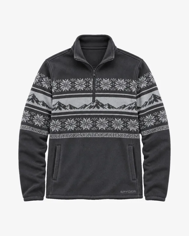 Spyder Sherpa quarter-zip genser herre grå 360