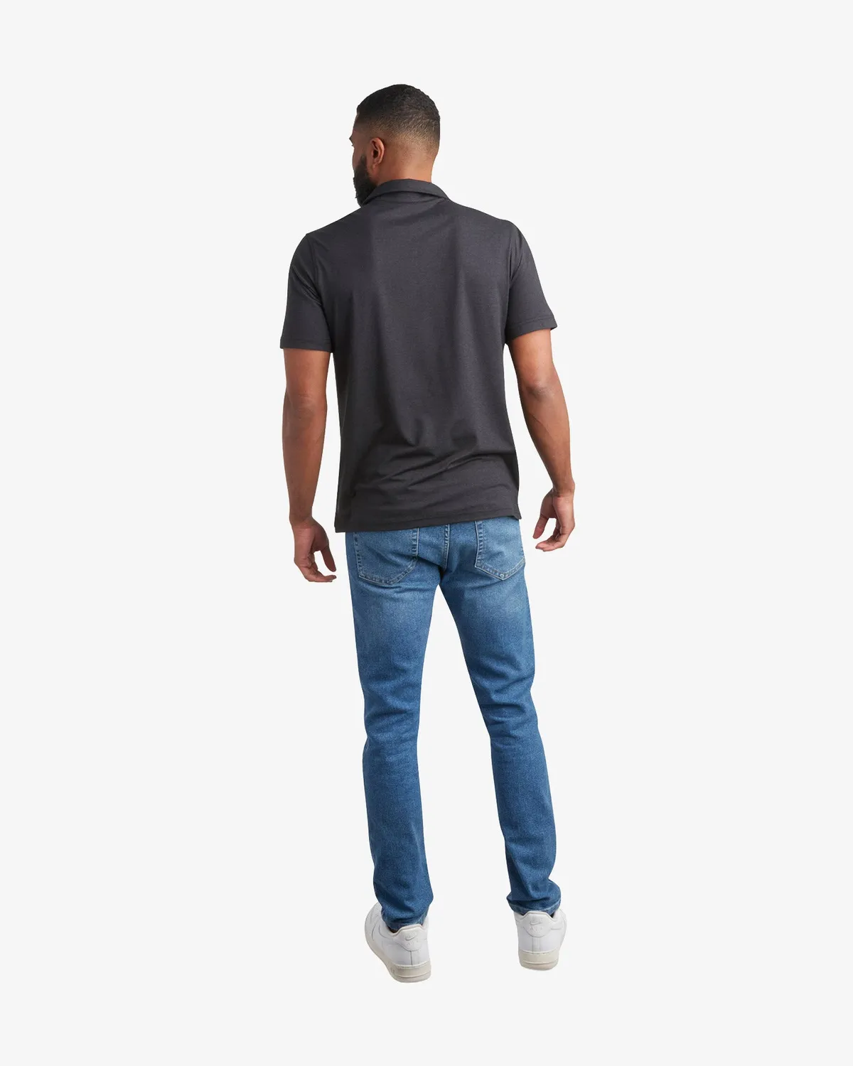 Spyder Jersey Polo svart kortermet stretch